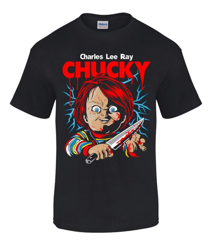 Playera Chucky, Cuello Redondo 100% Algodón 