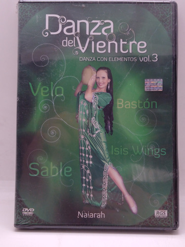 Danza Del Vientre Danza Con Elementos Vol.3 Dvd Nuevo