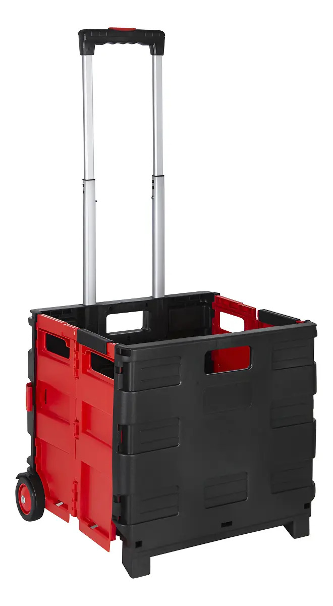 Carrito De Compras Plegable Ligero Ag Box Rojo