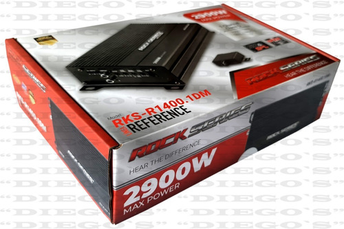 Imagen 2 de 9 de Amplificador Rock Series Rks-r1400.1dm 2900w 1 Canal 1 Ohm