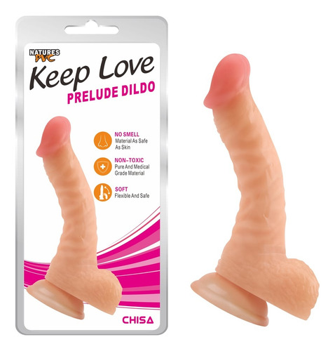 Consolador Keep Love Prelude Dildo Sex Shop Juguete Sexual Color Carne