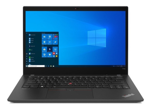 Notebook Lenovo ThinkPad T14 Gen 2 (Intel) black 14", Intel Core i5 1165G7  16GB de RAM 512GB SSD, Intel Iris Xe Graphics G7 80EUs 60 Hz 1920x1080px Windows 10 Pro