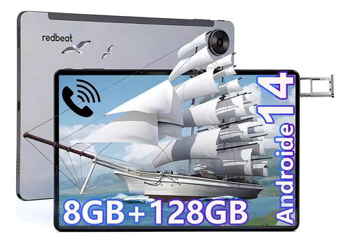 Tablet Redbeat A2 128+8gb Ram Dual-sim Con Control Parental Color Gris