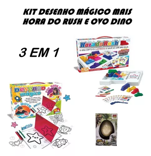 Brinquedo Infantil De Pintura Desenho Magico Com Jogo Rush