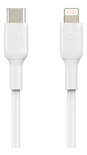 Cable De Carga Belkin Usb-c A Lightning White