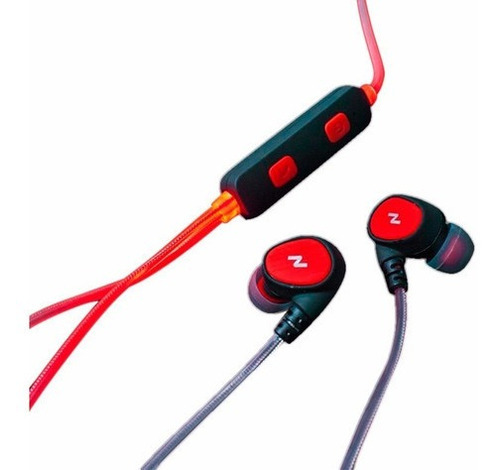 Auricular In Ear Manos Libres Noga Glow Color Rojo Color de la luz Rojo