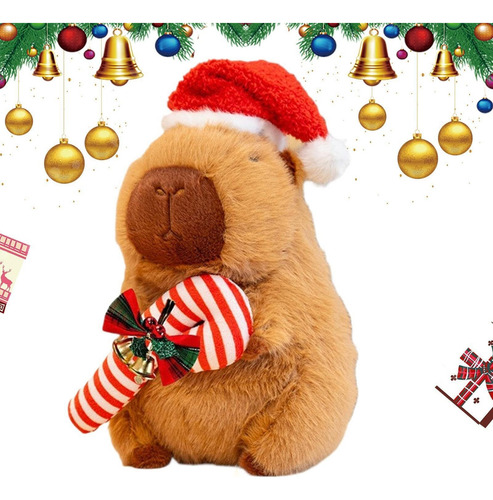 Juguete De Peluche De Carpincho,carpincho De Navidad Relleno