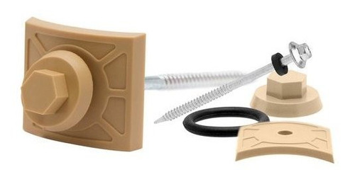 Kit Fixação Com Parafusos Para Telha Colonial Pvc