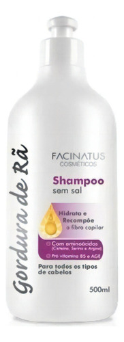 Shampoo Gordura De Rã Facinatus Cabelos Sedosos