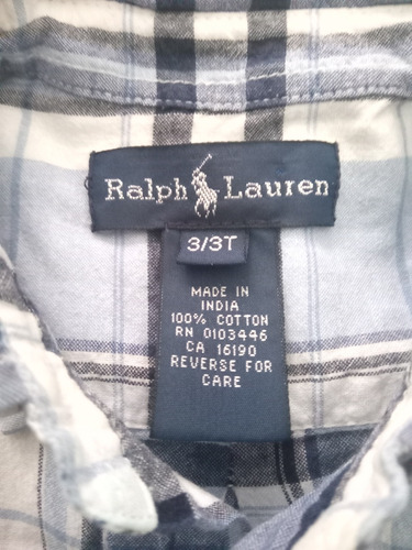 Camisa Ralph Lauren Talle 3