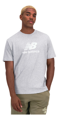 Remera New Balance Essentials De Hombre - Mt31541ag Flex