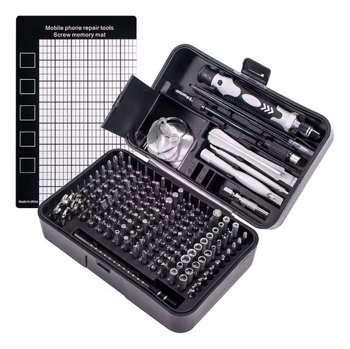 Kit Ferramentas 170 Pç Magnética P/ Reparo Técnico Notebook
