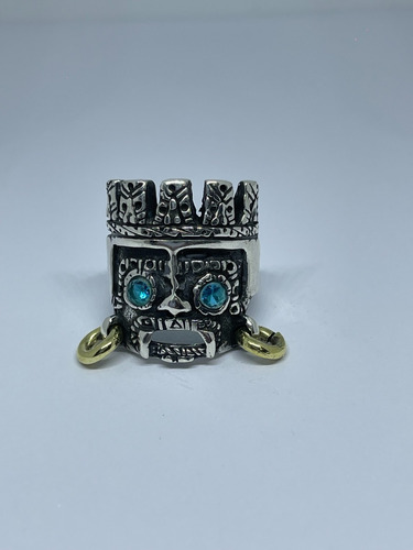 Anillo Tlaloc Ojos Zirconia Plata Sterling 925