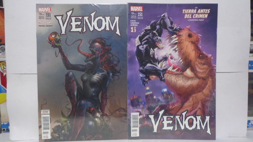 Venom Tomo 151 Paquete Portadas Marvel Televisa 2018