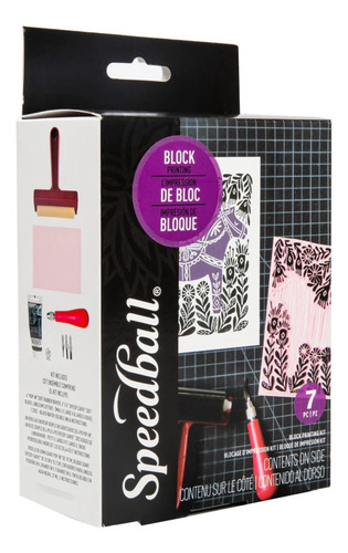 Kit Speedball Para Impresión Con Un Bloque 7 Pzas. Arte R