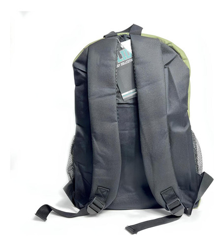 Mochila Escolar Bicolor Reverse Cor Verde Clio Style