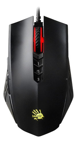 Mouse Bloody, Programable/macros Avanzados/negro/con Cable