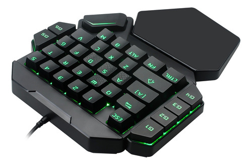 Teclado K50 Com Uma Mão, Mecânico, Com Fio, Rgb, Retroilumin