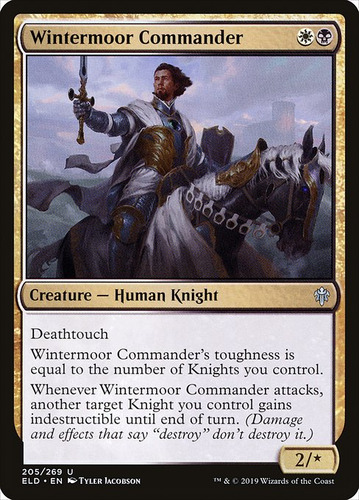 Carta Magic Wintermoor Commander X 4 Unid. Playset Mtg