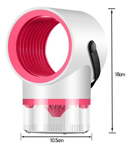 Lámpara Mata Mosquitos Electrico Insectos Luz Uv Led Usb