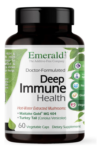 Emerald Labs Deep Immune Health Suplemento 60 Cápsulas