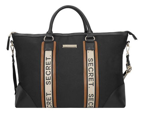 Bolso De Viaje Secret Austria Fw24 Negro L