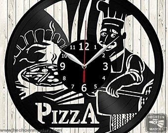 Reloj Corte Laser 1257 Cocina Panadero Y Pizza