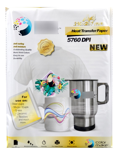 Impresora Epson Carta Para Sublimación + Insumos Colormake