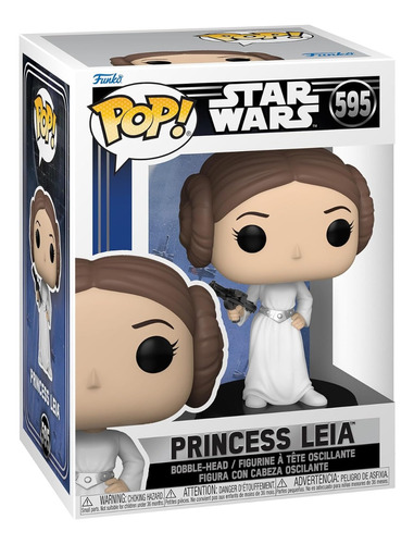 Funko Pop Princesa Leia Star Wars Caja Mal Estado, Ver Fotos
