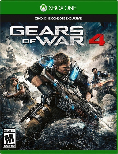 Jogo Gears Of War 4 Xbox One Xone Mídia Física Original