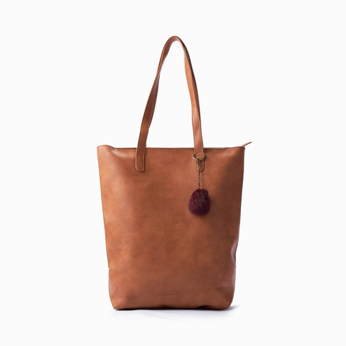 Cartera Tote Mia Camel Mujer Lounge