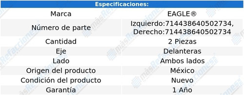 Par Bases Para Amortiguador Delanteras F-type V6 3.0l 14-19