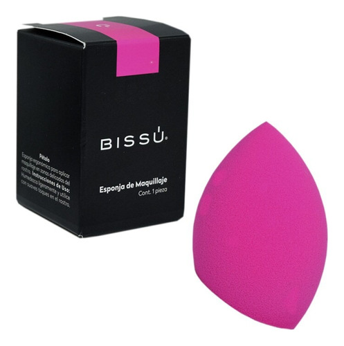 Esponja Para Maquillaje Bissú 1 Pieza Rosa