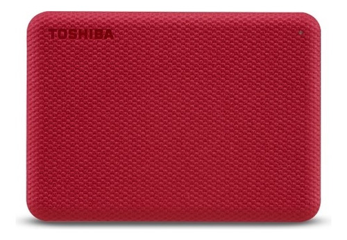 Disco Duro Externo Toshiba 1tb Usb 3.2 Canvio Advance Rojo