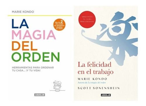 Magia Orden + Felicidad Trabajo - Kondo - 2 Libros Aguilar