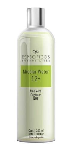 Agua Micelar 12+ Oleosa Acné 300ml Específicos Buenos Aires