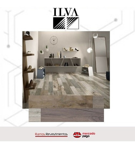 Porcelanto Ilva - Legni Ego 22.5x90 1ra