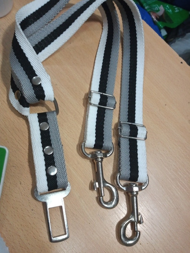 Cinturon De Seguridad Para Dos Mascotas