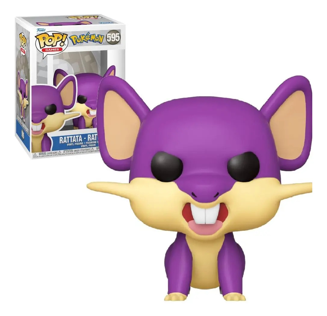 Funko Pop Games Pokémon Rattata-Rattfratz 595