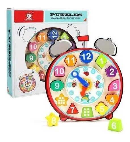 Reloj Puzzle Didáctico Top Bright Adeleste