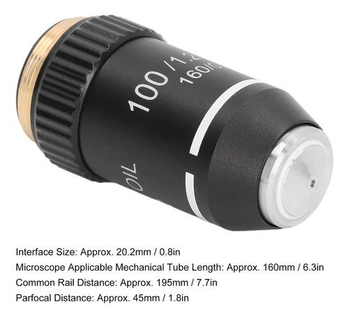 L Objetivos 100x For Microscopio Biológico 19