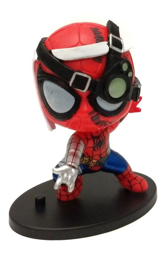 Marvel Cyborg Spiderman Figura Q Version 