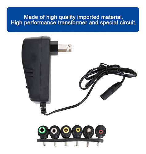 Adaptador De Corriente Universal 30w Regulable De 3v A 12v