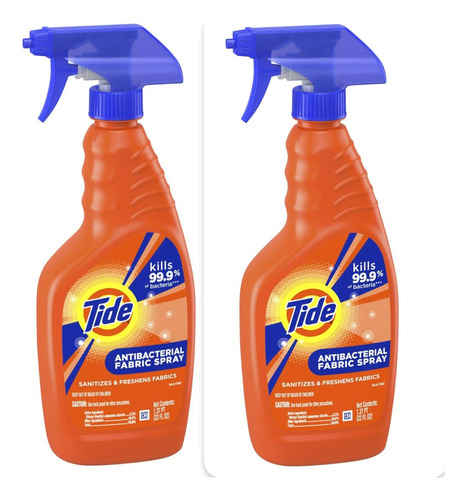 Tide Antibacterial Fabric Spray Original Scent 650 Ml (2 Pz)