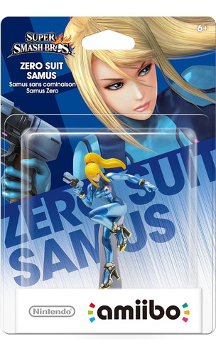 Nintendo Amiibo Zero Suit Samus Super Smash Bross