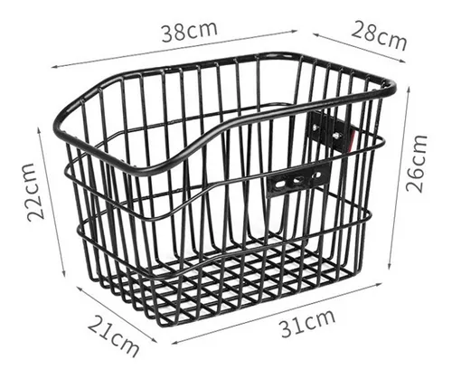 Cesta trasera bicicleta plegable sale