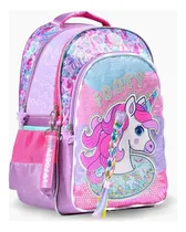 Comprar Mochila Espalda 18 Sweet Unicorn Trenza Con Luz Footy