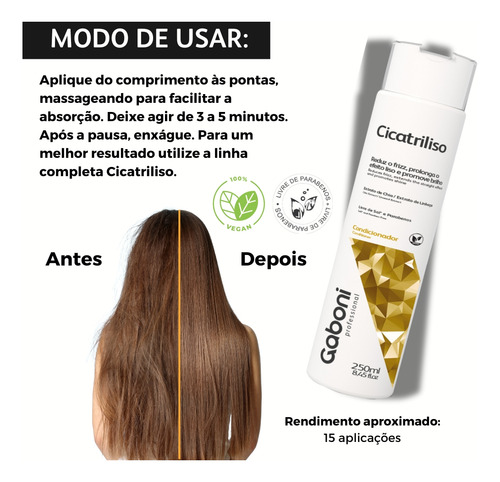 Kit Hidratação Antifrizz Shampoo + Condicionador Cicatriliso