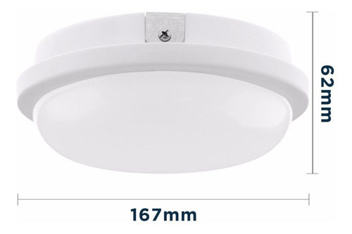 Imagen 3 de 6 de 4x Aplique Tortuga Estanca Led 15w Exterior Interior Moderna