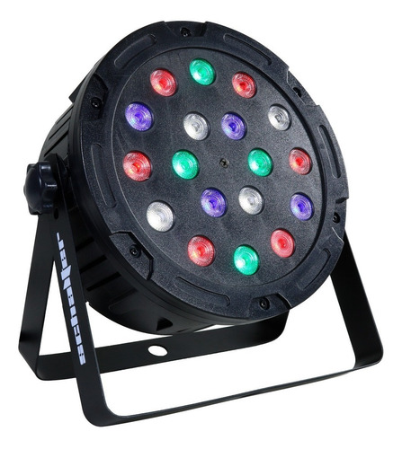 Imagen 3 de 5 de Cañon Led 18x3 Rgb Dmx Plastificado (4 Piezas)